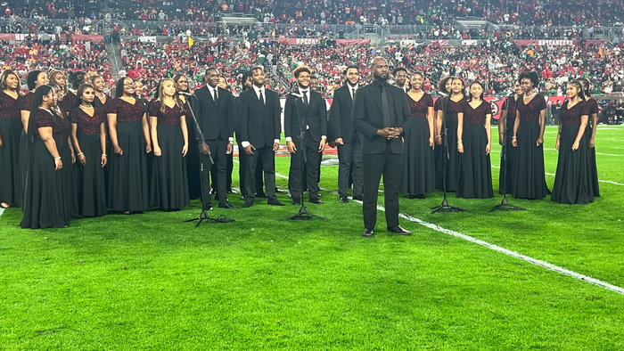 Bethune-Cookman University Concert Chorale Featured at Tampa Wild Card Game