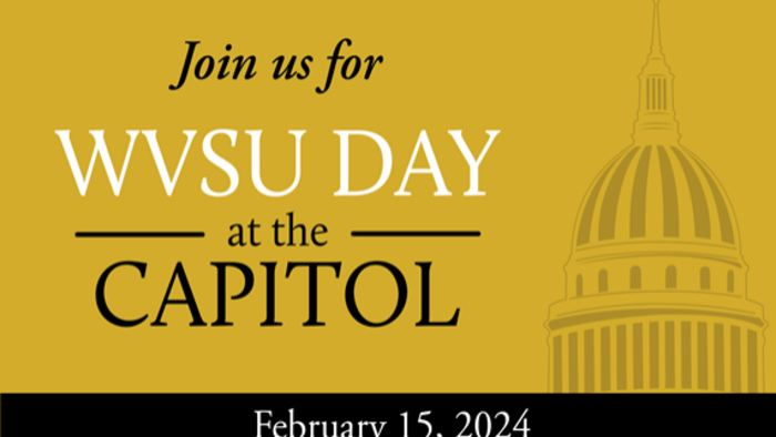 WEST VIRGINIA STATE UNIVERSITY DAY AT THE CAPITOL SET FOR THURSDAY, FEB. 15