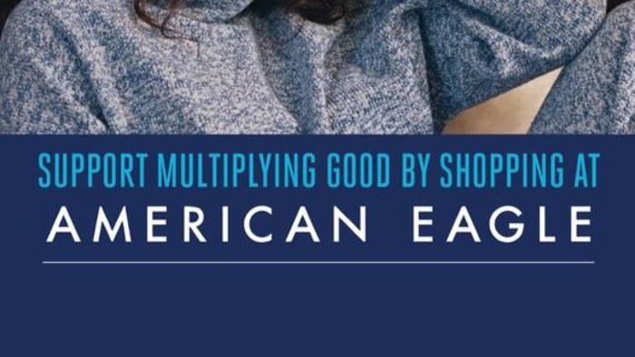 Don�t forget that between now and January 31st we are excited to be partnering with American Eagle 