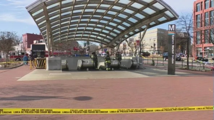 Train Catches Fire at DC