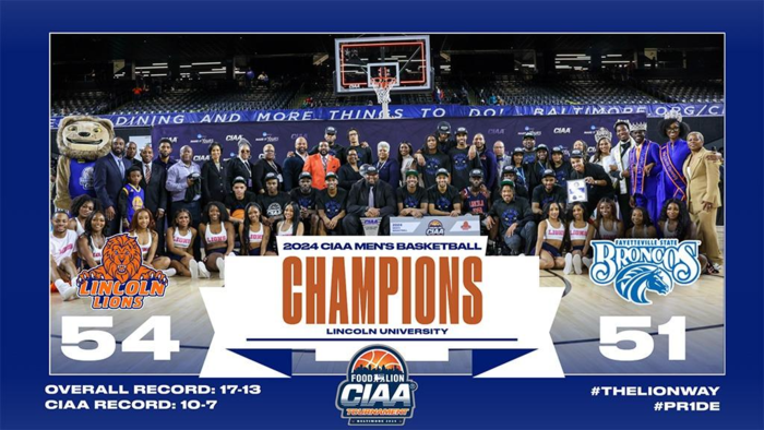 Lincoln University Lions Win CIAA Men