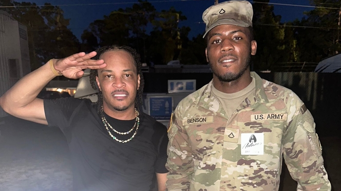 Share Life: We see  Mr. Harris working with the Military 