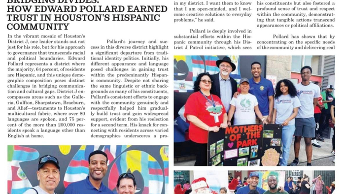 EP Edward Pollard Houston City Council District went where? HOWARD UNIVERSITY!