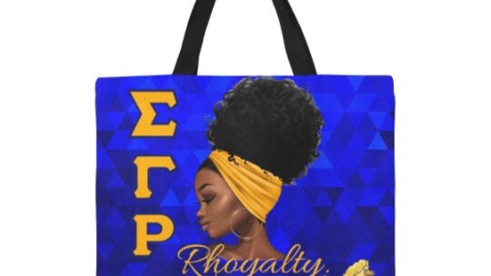 Sigma Gamma Rho Sorority Custom Tote  visit HBCUConnect Marketplace