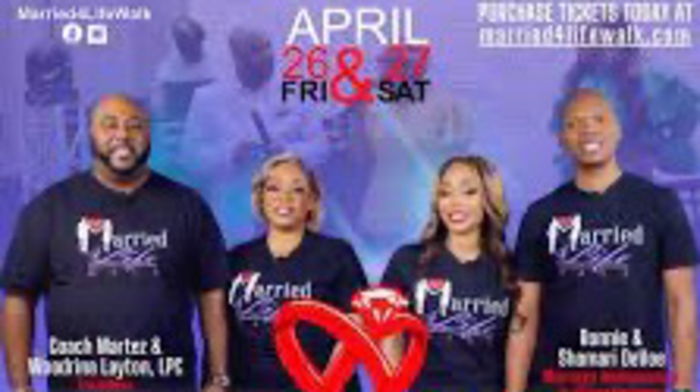 Share with other couples: Married 4 Life -Join the celebration-April 26 & 27, 2025 