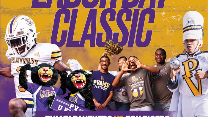Prairie View A&M University "The Panthers take on TSU for the Labor Day Classic next Saturday, August 31st at 6pm!"