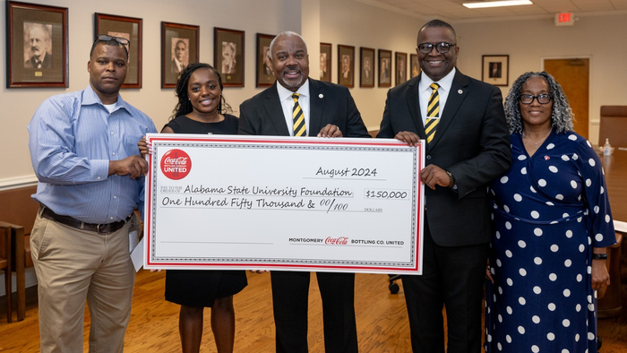 Coca-Cola United Gifts $150-K to Support Alabama State University Student Success