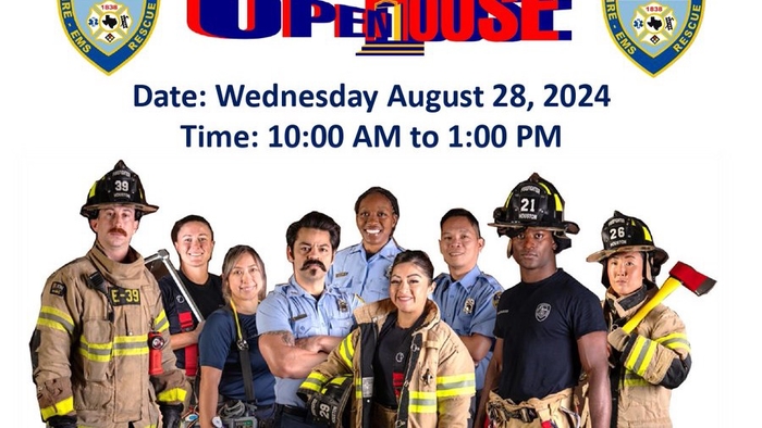 Join the Houston Fire Department for a job fair on August 28, 2024!