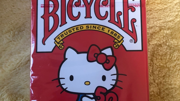 Like playing Card Games * upgrade your deck collection and add some 50th Anniversary Hello Kitty flava