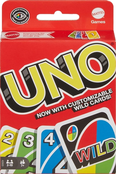 Zecond the motion playing a game of Cardz iz top of our list of fun--> Mattel Games UNO Card Game