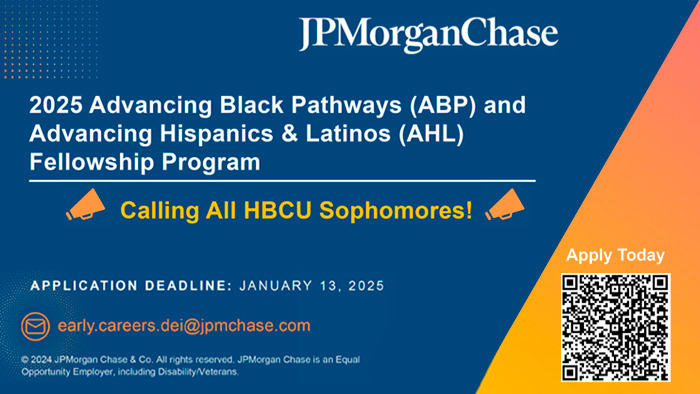 Attention HBCU Sophomores! Applications are now open for the 2025 ABP/AHL Fellowship Program!