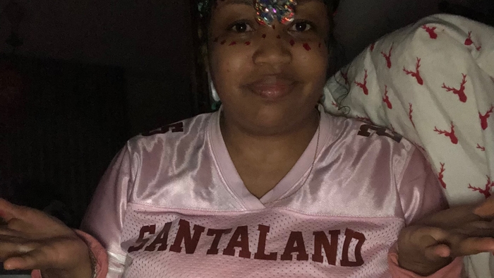 Santa do you want Sushi Wings Steak on a plate now cookies are an option but your metabolism your Reindeers~>