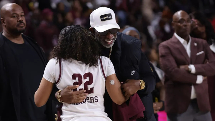 Deion Sanders Surprises Fans at Alabama A&M University Basketball Game with Unexpected Appearance!