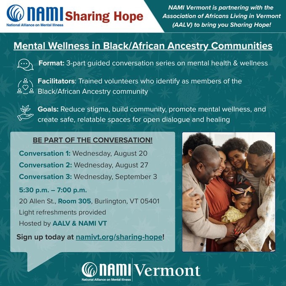 HOW TO JOIN THE CONVERSATION ON MENTAL WELLNESS IN BLACK/AFRICAN ANCESTRY COMMUNITIES!
