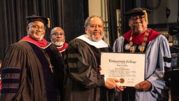 Livingstone College Honors Dr. Michael Eric Dyson with Honorary Doctorate at 2025 Winter Commencement