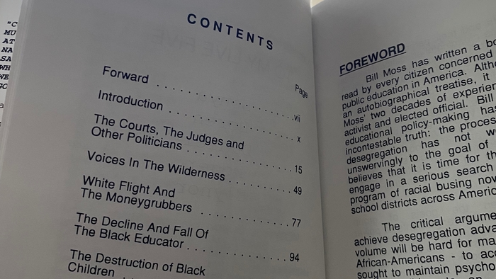 Books people hunt for: SCHOOL DESEGREGATION����ENOUGH IS ENOUGH 