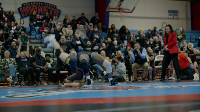 A Rising Star at Delaware State: Louise Juitt Brings Talent, Poise, and Pride to Inaugural HBCU Wrestling Program