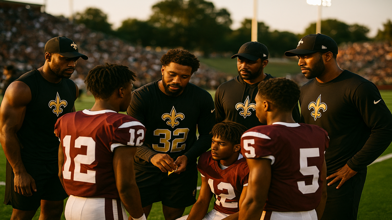 New Orleans Saints Players Support HBCU Legacy Bowl