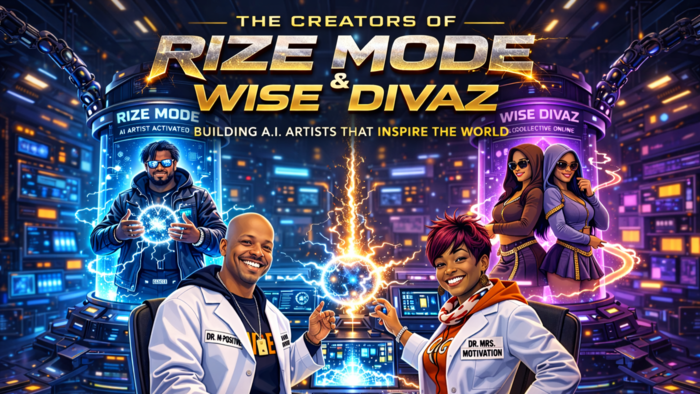 Motivational Artist MARCUS PARKER Creates Rize Mode A AI Powered Artist