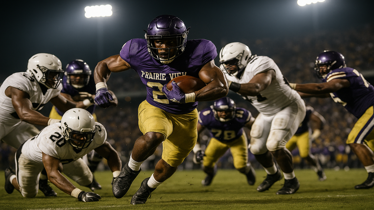 Prairie View A&M Dominates Alabama A&M, Advances to SWAC Championship Game