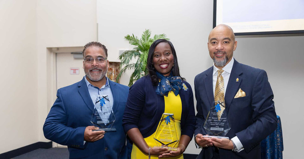 N.C. A&T Graduate College Honors Three Distinguished Alumni in Hall of Fame