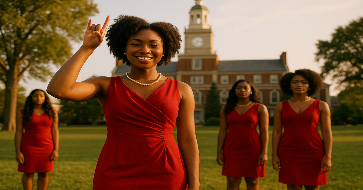Kai Carter Joins Delta Sigma Theta Sorority at Howard University