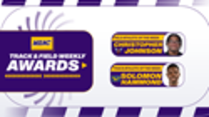 MEAC Honors Outstanding Track & Field Performers: Hammond and Johnson Earn Weekly Recognition