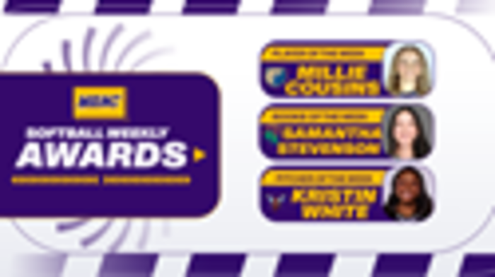 MEAC Honors Three Outstanding Performers in Weekly Softball Awards