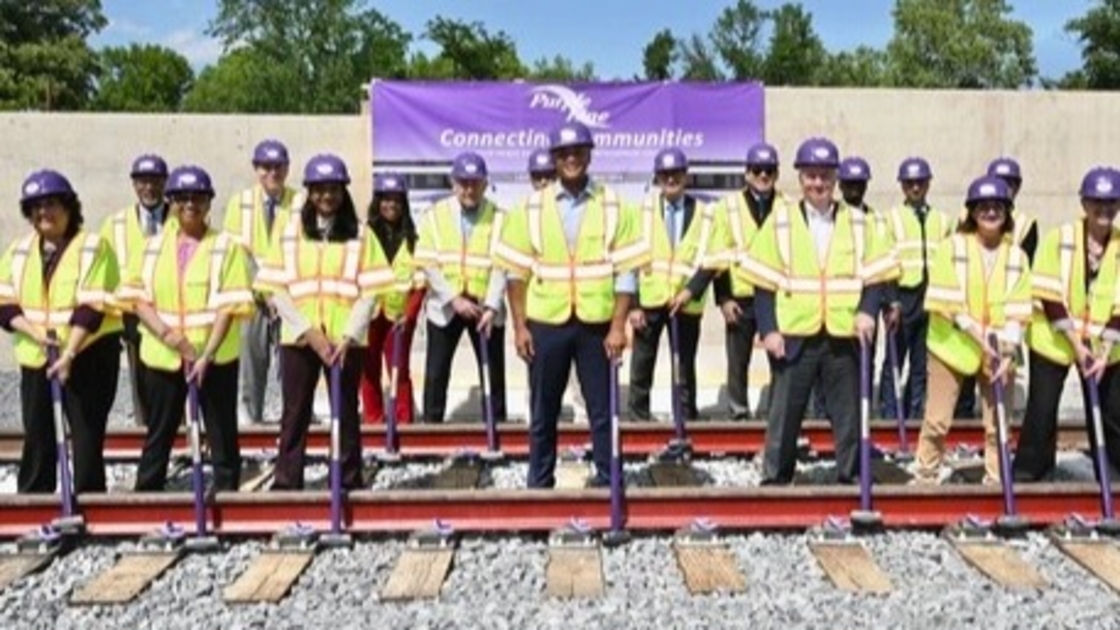 Governor Moore Installs Final Rail of the Purple Line, Visits Small Business During �Delivering for Maryland� Tour in Montgom