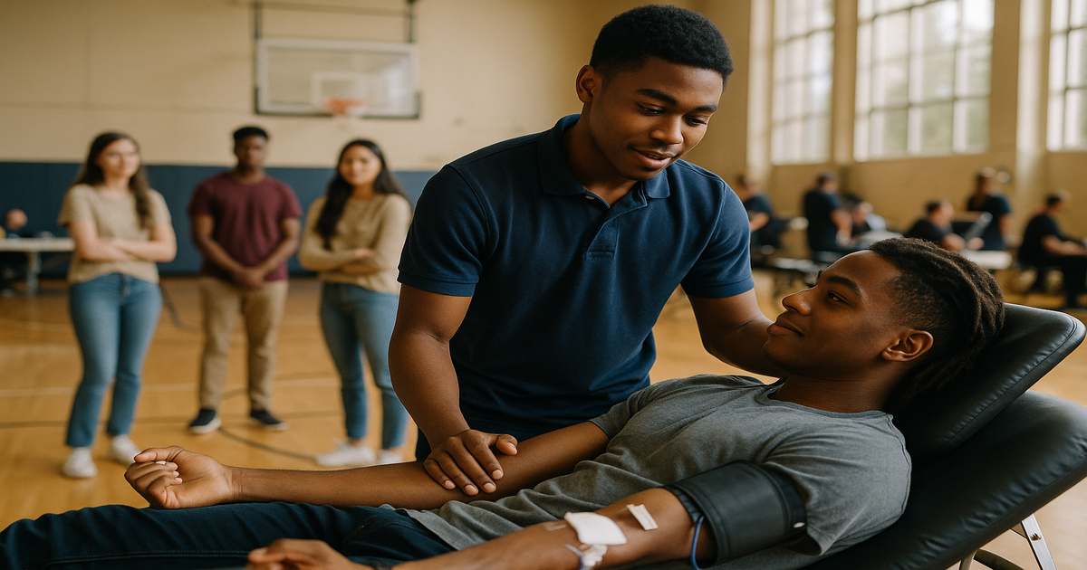 HBCU Student Transforms 12-Hour Challenge Into Thriving Blood Drive Community