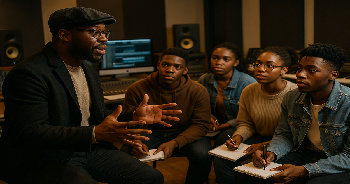 Jermaine Dupri Challenges Atlanta Falcons & Wells Fargo HBCU Fellows During 