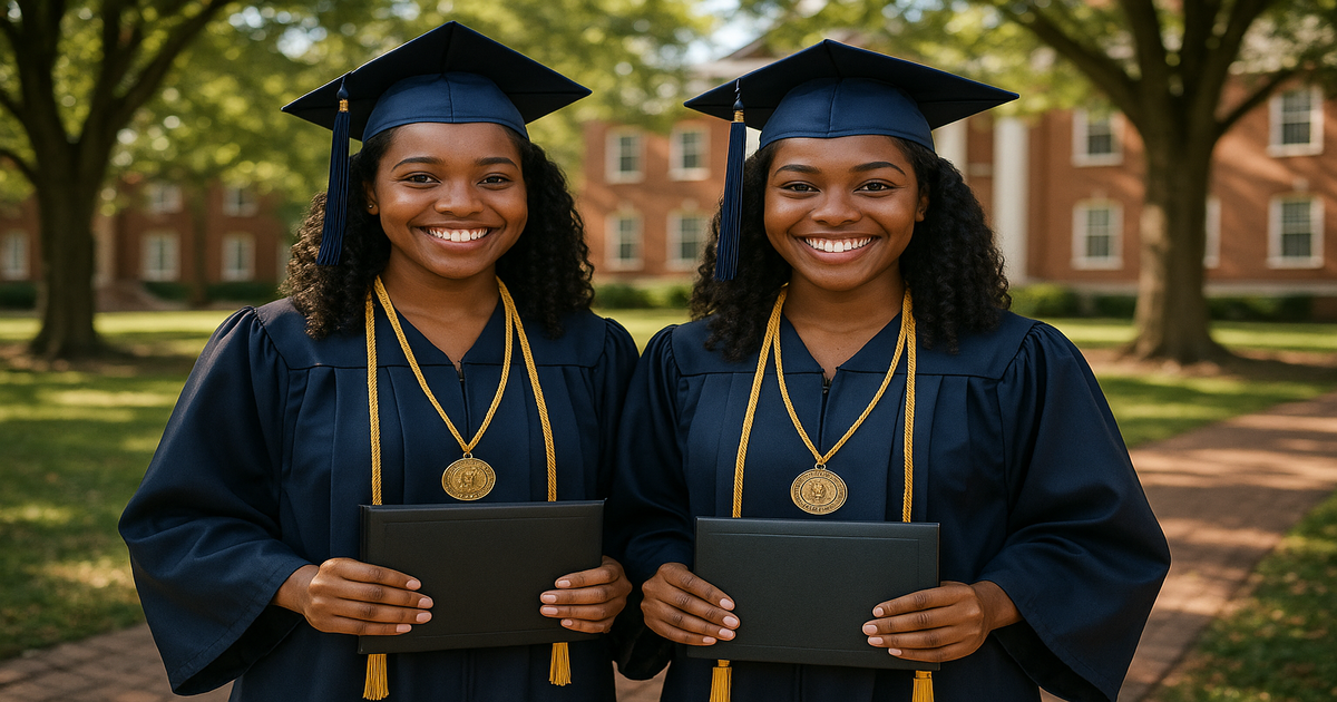 Twin Sisters Claim Top Academic Honors at Cheyney University of Pennsylvania