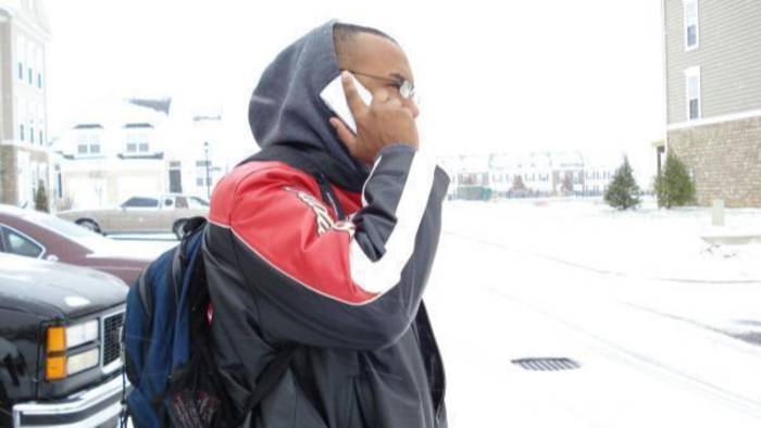 Walking into the condo...