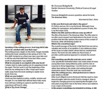 Interview  and Page Layout by D. Kyles