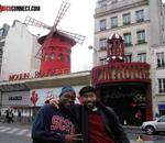 SCSU Alumni in front of the Moulin Rouge - Paris