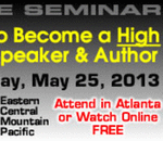 How To Become a High Paid Speaker and Author