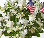 Spontaneous Gifts for those least expectant: Eternal Affection Arrangement with Flag