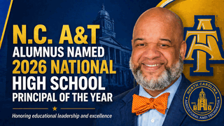 N.C. A&T Alumnus Named 2026 National High School Principal of the Year