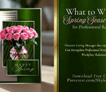 What to Write in Spring Season Cards for Professional Relationships 🌷